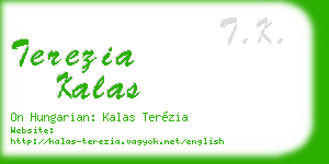 terezia kalas business card